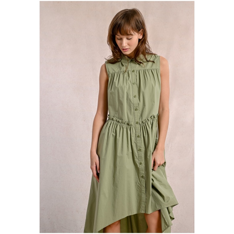 MOLLY BRACKEN Asymmetrical shirt dress